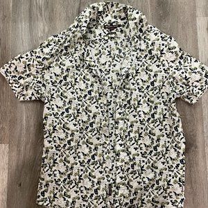 Michael Kors Floral Button-Down Size Large